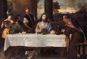 TIZIANO Vecellio, Le souper a Emmaus